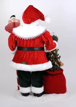 Decorator's Warehouse Lighted Mr. Claus Bakery Santa > Karen Didion
