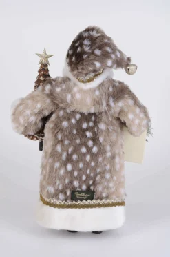 Decorator's Warehouse Lighted Natural Fawn Santa > Karen Didion