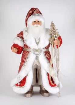Decorator's Warehouse Lighted Red Couture Santa > Karen Didion