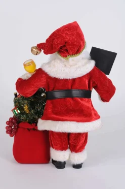 Decorator's Warehouse Lighted "Season to Wine" Santa > Karen Didion
