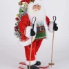 Decorator's Warehouse Lighted Ski Santa > Karen Didion