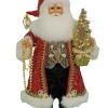 Decorator's Warehouse Lighted Traditional Elegance Santa > Karen Didion