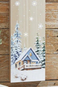 Decorator's Warehouse 24” Lighted Winter Wood Wall Art > Best Sellers|Winter Woodland