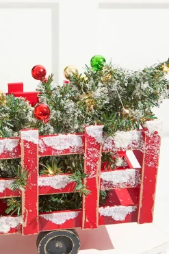 Decorator's Warehouse 21" Lighted Wood Holiday Truck With Tree > Best Sellers|Farmhouse