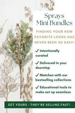 Decorator's Warehouse Luxe Noel Sprays Mini Bundle > Sprays Mini Bundles|Christmas Sprays