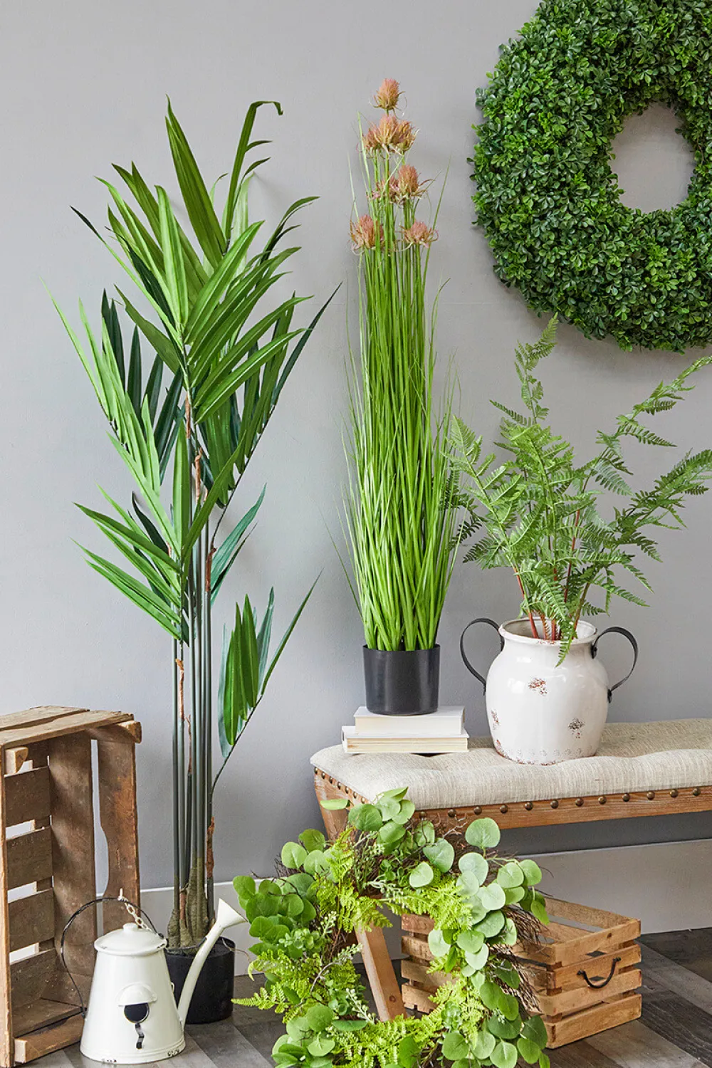 Decorator's Warehouse 33" Luxe Potted Fern > Spring Greenery|Christmas Decor