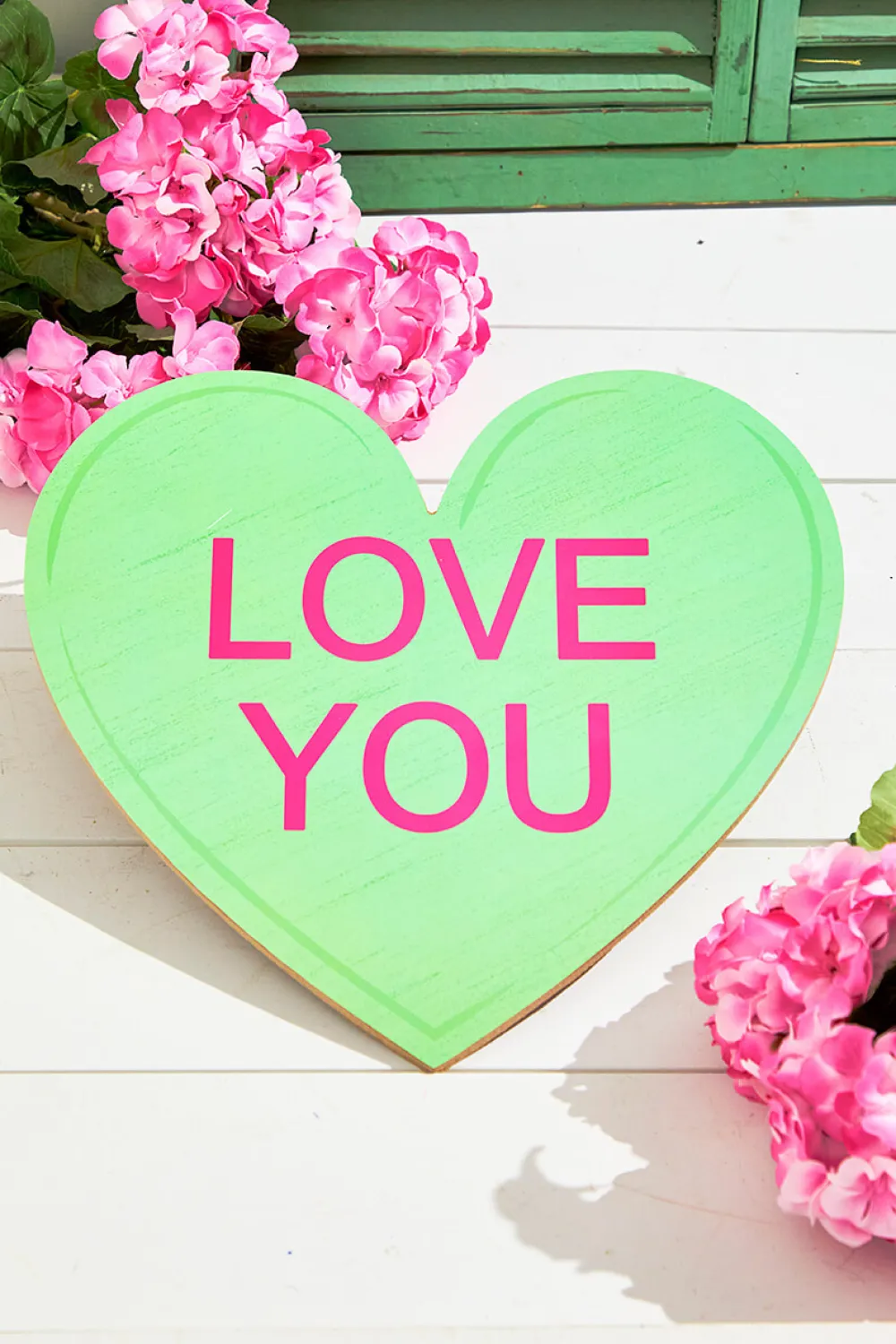Decorator's Warehouse 12"L x 11.5"H Candy Hearts Sign > Christmas Decor|Valentine'S Decor
