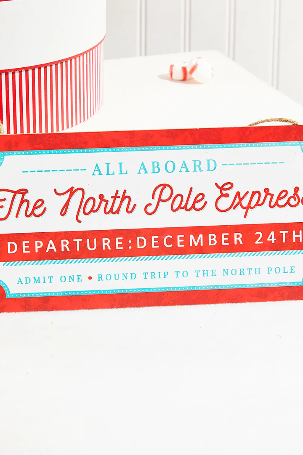 Decorator's Warehouse 12.5"L x 6"H The North Pole Express > North Pole Party|Christmas Decor