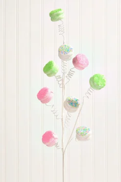 Decorator's Warehouse 26" Macaron Spray > Santa'S Sweet Shoppe|Christmas Sprays