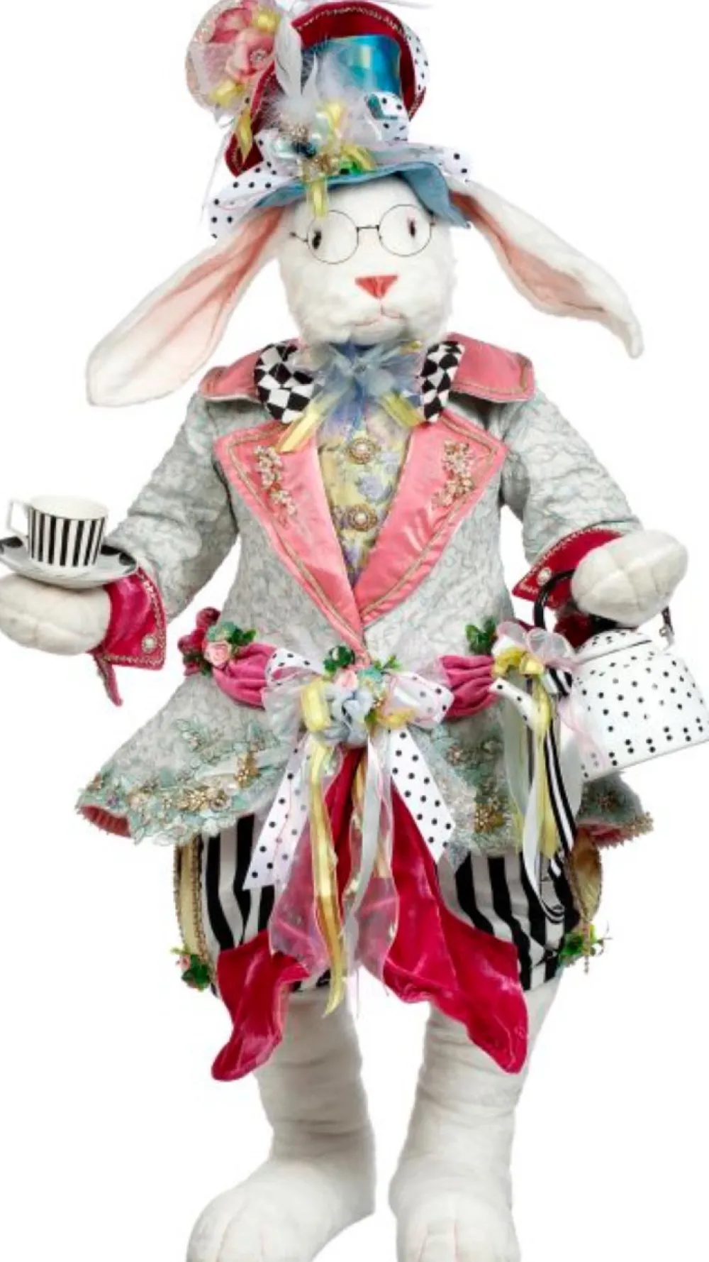 Decorator's Warehouse 62" Mad Hatter Tea Party Rabbit - Mark Roberts > Mark Roberts Spring