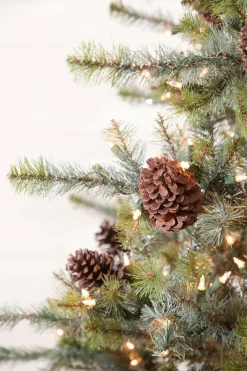 Decorator's Warehouse 9' Mammoth Pine Christmas Tree with 1,300 Lights > Green|9 Feet