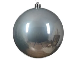 Decorator's Warehouse 5.5" Marble Gray Shatterproof Ornament > Small Shatterproof (Under 6")|Christmas Decor