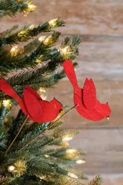 Decorator's Warehouse 20” MDF Cardinal Spray > Cardinal|Christmas Sprays