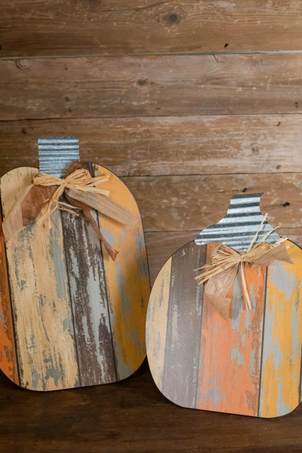 Decorator's Warehouse MDF Table Pumpkins - Set Of 2 > Fall Decor|Fall Decor