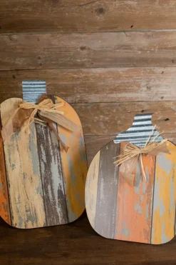 Decorator's Warehouse MDF Table Pumpkins - Set Of 2 > Fall Decor|Fall Decor