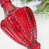 Decorator's Warehouse 7.25” Mercury Glass Red Chandelier Drop Ornament > Cardinal|Christmas Decor