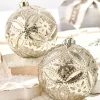 Decorator's Warehouse 5" Mercury Glitter Floret Ornament Box - Set of 2 > Boxed Sets|Christmas Decor