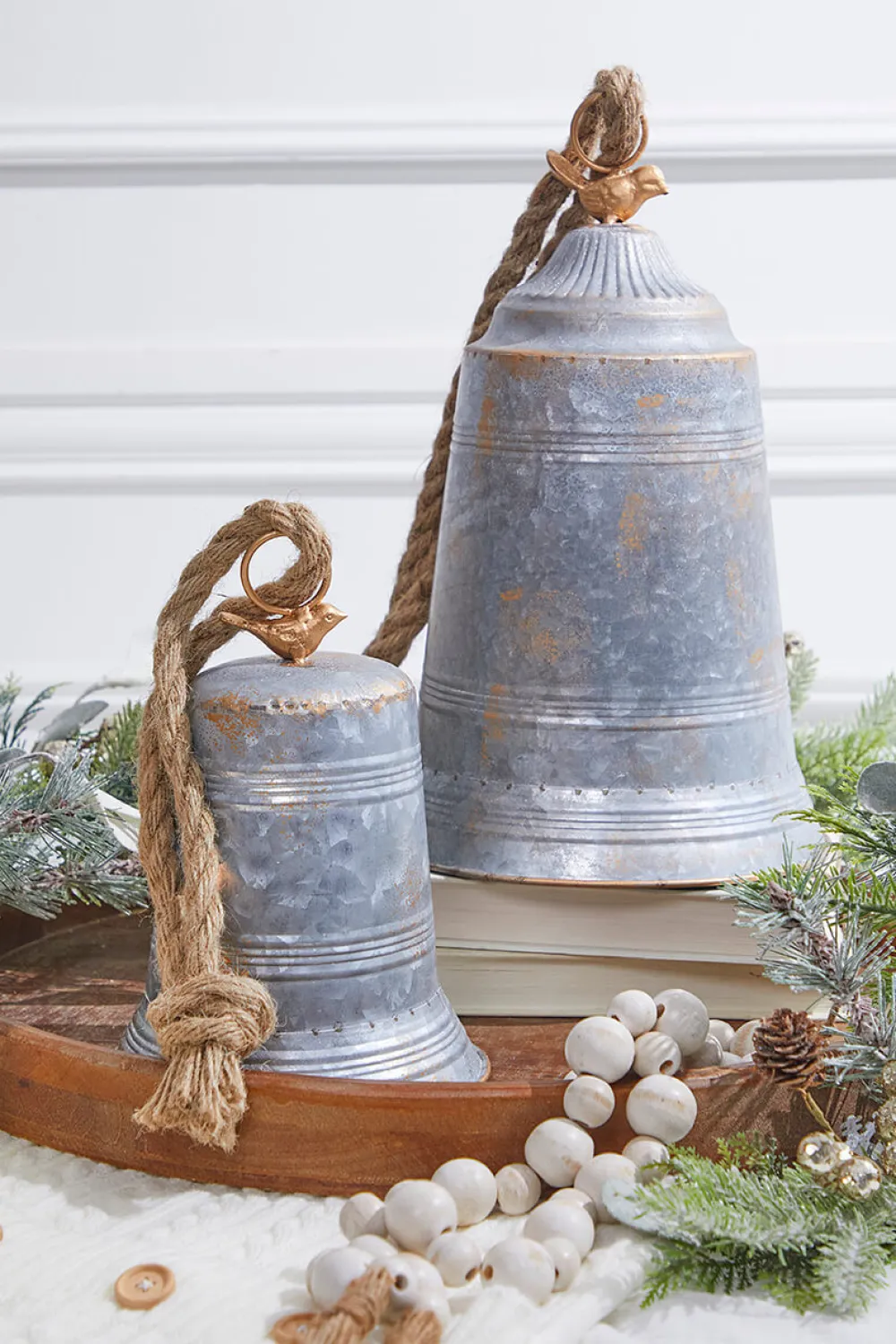 Decorator's Warehouse 12.5” Metal Bell > Christmas Decor|Christmas Ornaments