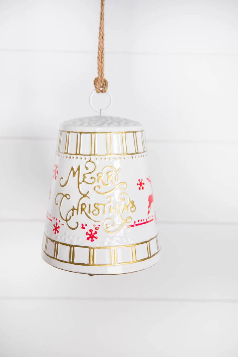 Decorator's Warehouse 10” Metal Christmas Bell > Christmas Decor|Believe