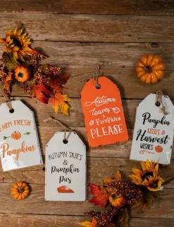 Decorator's Warehouse 12” Metal Enamel Harvest Sign > Fall Decor|Fall Decor