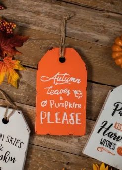 Decorator's Warehouse 12” Metal Enamel Harvest Sign > Fall Decor|Fall Decor