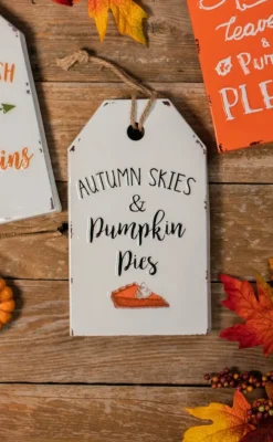 Decorator's Warehouse 12” Metal Enamel Harvest Sign > Fall Decor|Fall Decor