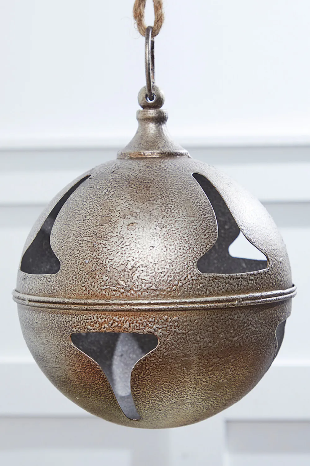 Decorator's Warehouse 8” Metal Hanging Bell Ornament > Christmas Decor|Christmas Ornaments