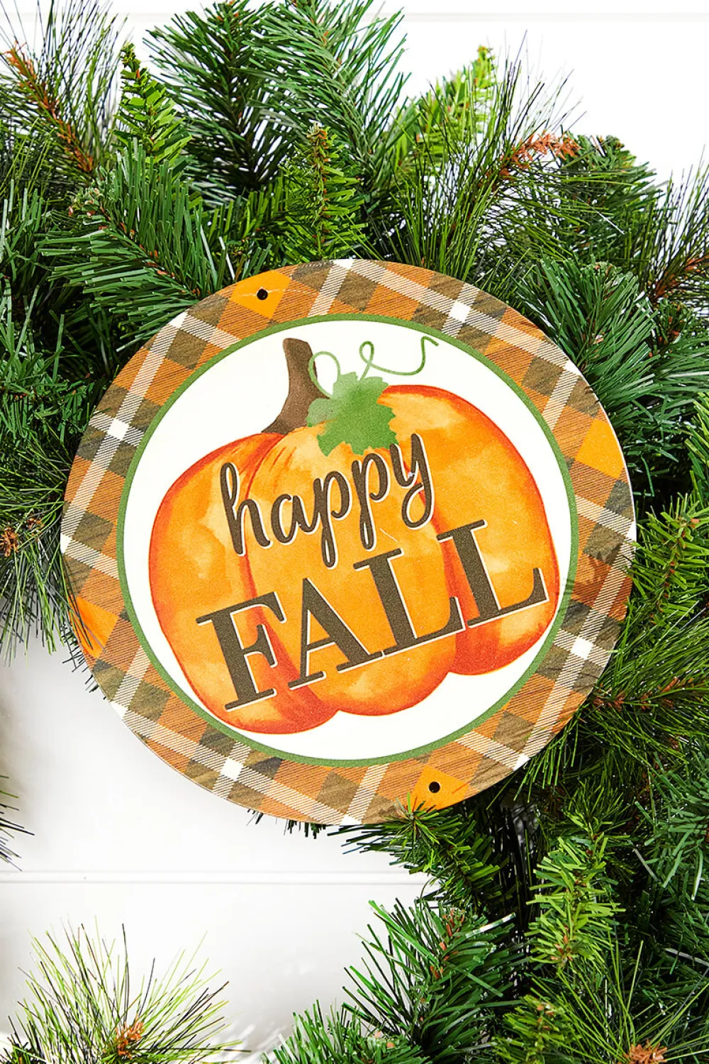Decorator's Warehouse 8" Metal Happy Fall/Pumpkin > Fall Decor|Fall Decor