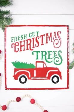 Decorator's Warehouse 19” Metal Holiday Scene Wall Decor > Sale|Christmas Sale