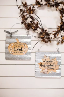 Decorator's Warehouse Metal Inspirational Wall Decor > Fall Decor|Fall Decor