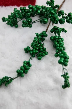 Decorator's Warehouse 18” Metallic Dew Berry Spray - Emerald > Nutcracker|Christmas Sprays