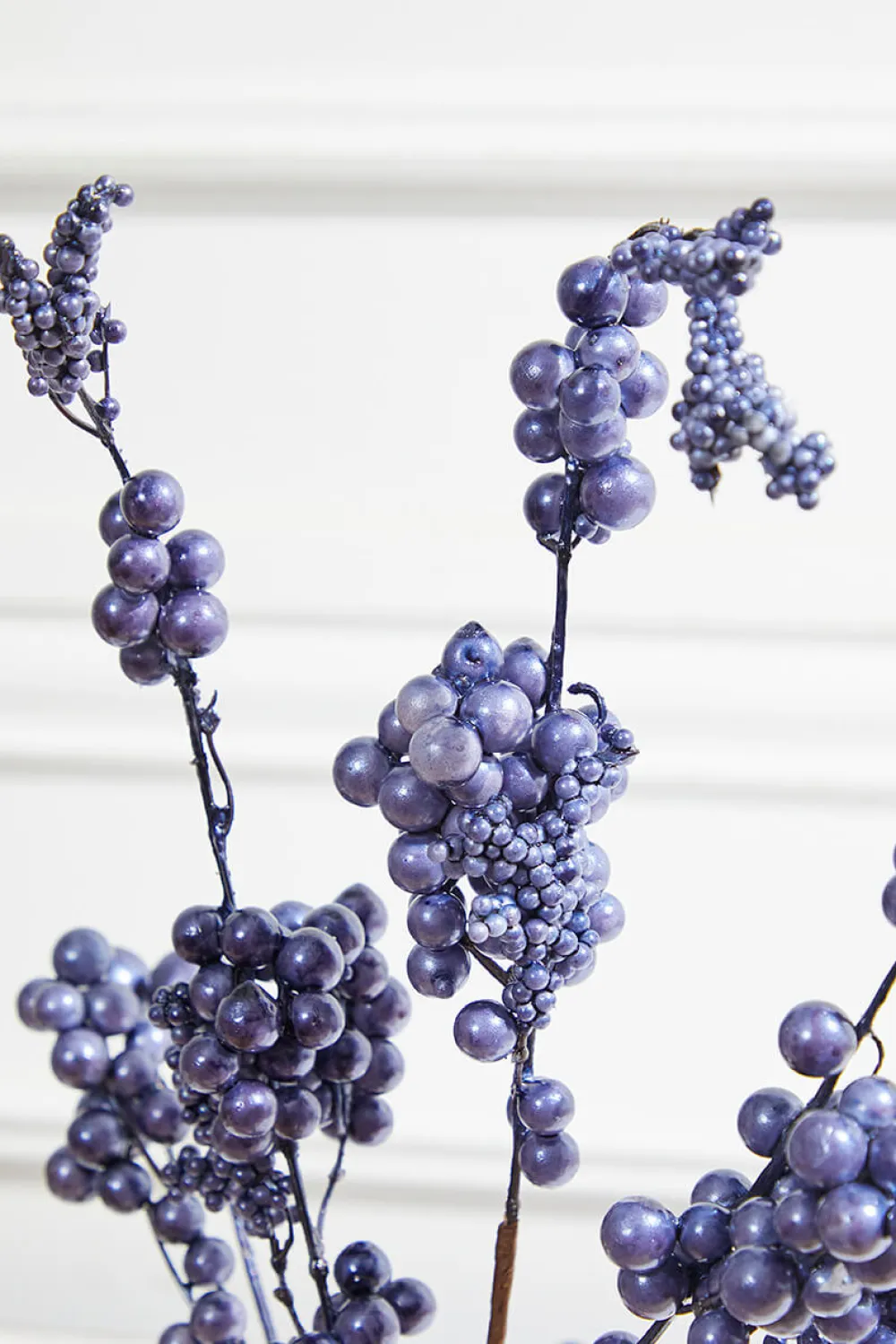 Decorator's Warehouse 18” Metallic Dew Berry Spray - Navy > Nutcracker|Christmas Sprays