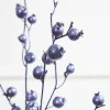 Decorator's Warehouse 30” Metallic Navy Mini Pomegranate Christmas Spray > Nutcracker|Christmas Sprays