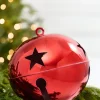 Decorator's Warehouse 8" Metallic Red Bell Ornament > Nutcracker|Classic Christmas