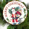 Decorator's Warehouse 8" Metal with Glitter Vintage Merry Christmas > Best Sellers|Farmhouse