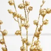 Decorator's Warehouse 30” Mini Pomegranate Glitter - Gold > Nutcracker|Classic Christmas