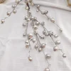 Decorator's Warehouse 30” Mini Pomegranate Glitter - Platinum > Christmas Sprays|Christmas Decor