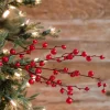 Decorator's Warehouse 30” Mini Red Pomegranate Christmas Spray > Cardinal|Christmas Sprays