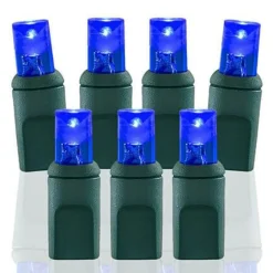 Decorator's Warehouse 5mm Blue - 70L 4" Spacing > 5Mm Led Strands|Light Strands