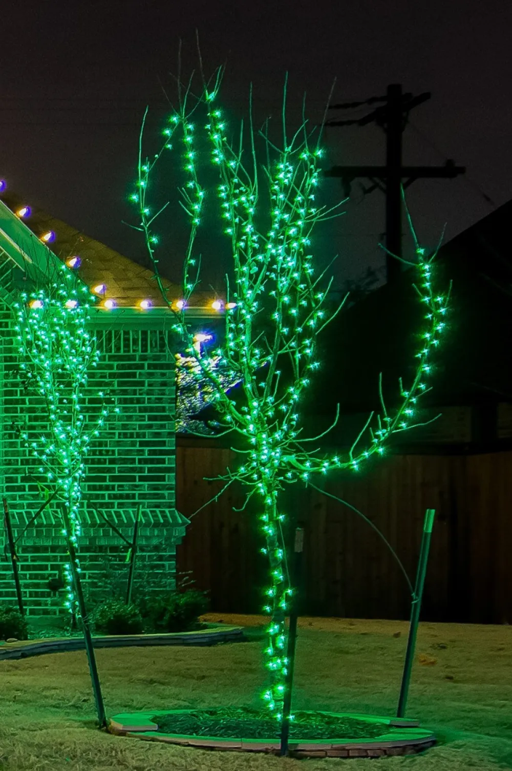 Decorator's Warehouse 5mm Green - 70L 4" Spacing > 5Mm Led Strands|Light Strands