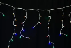 Decorator's Warehouse 5MM Icicle Lights - Multi > Outdoor Lighting|Light Strands