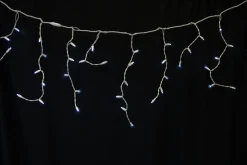 Decorator's Warehouse 5MM Icicle Lights - Pure White > Outdoor Lighting|Light Strands