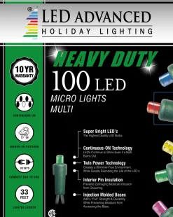 Decorator's Warehouse 5mm Multi 100 LED Light Set > 5Mm Led Strands|Outdoor Lighting