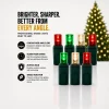 Decorator's Warehouse 5mm Warm White/Red/Green - 70L 4" Spacing > 5Mm Led Strands|Light Strands
