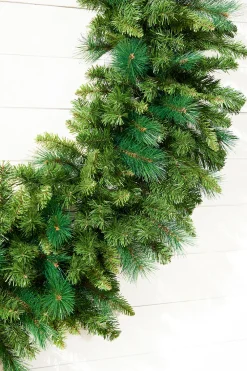 Decorator's Warehouse 60" Montana Pine Wreath > Christmas Decor|Outdoor Lighting