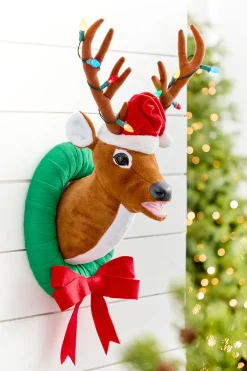 Decorator's Warehouse 17" Mr. Christmas Animated Singing Reindeer > Christmas Sale|Christmas Decor