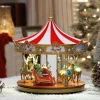 Decorator's Warehouse 12" Mr. Christmas Animated Very Merry Carousel > Christmas Decor|Retro Brites