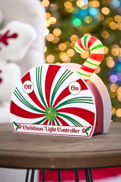 Decorator's Warehouse Mr. Christmas Candy Cane Christmas Light Controller > Retro Brites|Christmas Decor