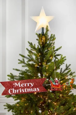 Decorator's Warehouse Mr. Christmas Santa's Sleigh Tree Topper > Retro Brites|Christmas Decor