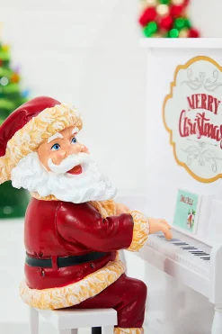 Decorator's Warehouse 10" Mr. Christmas Sing Along Santa W/ 12 Song Sheets > Christmas Sale|Christmas Decor